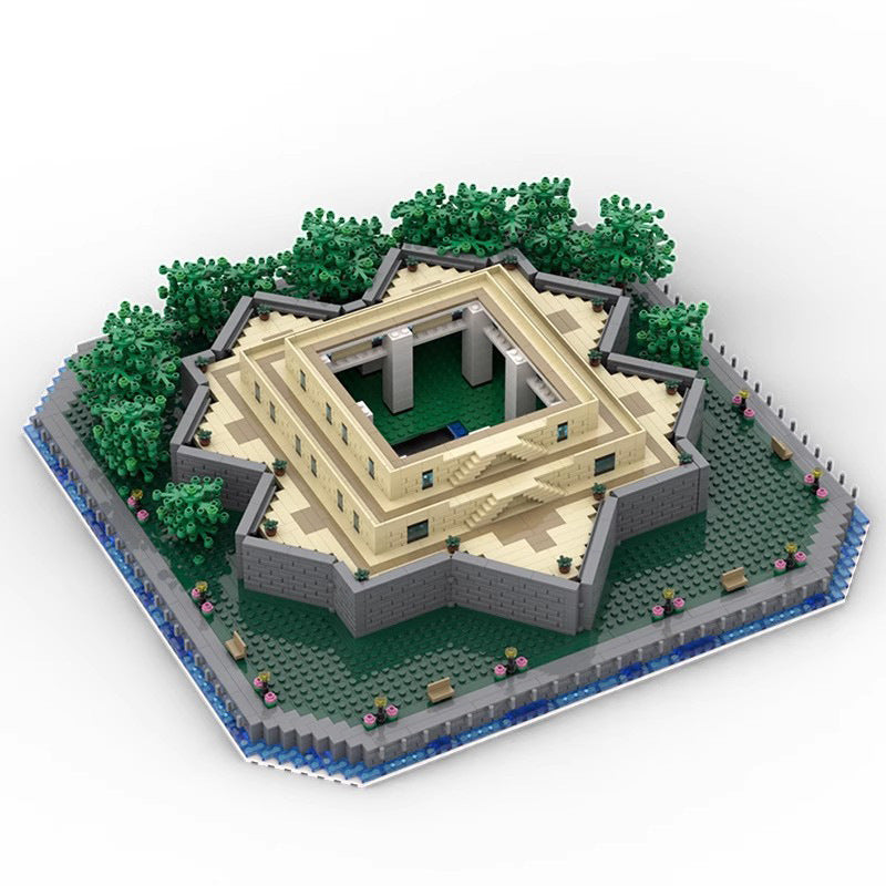 statue of liberty base building set for lego 21042 | moc-49317 - 5