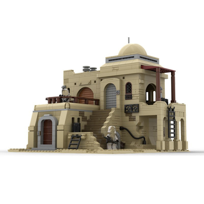 sw tatooine mos eisley villa building set | star wars | moc-138520 - 3
