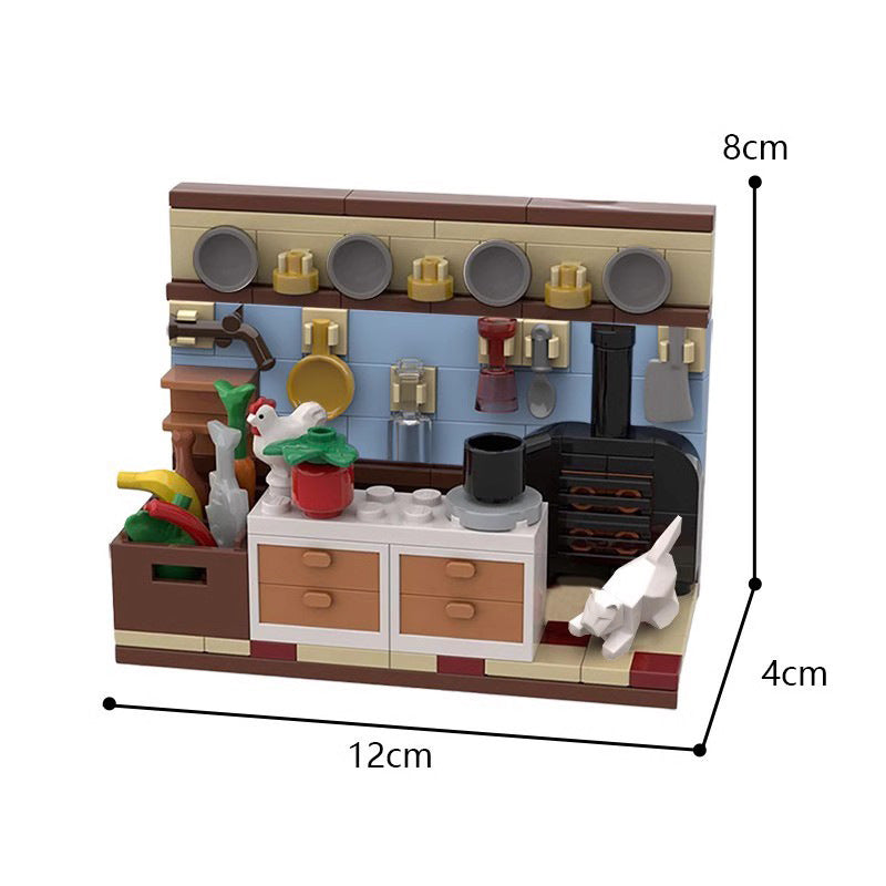 swedish chef's kitchen building set | the muppet show | moc-116474 - 3