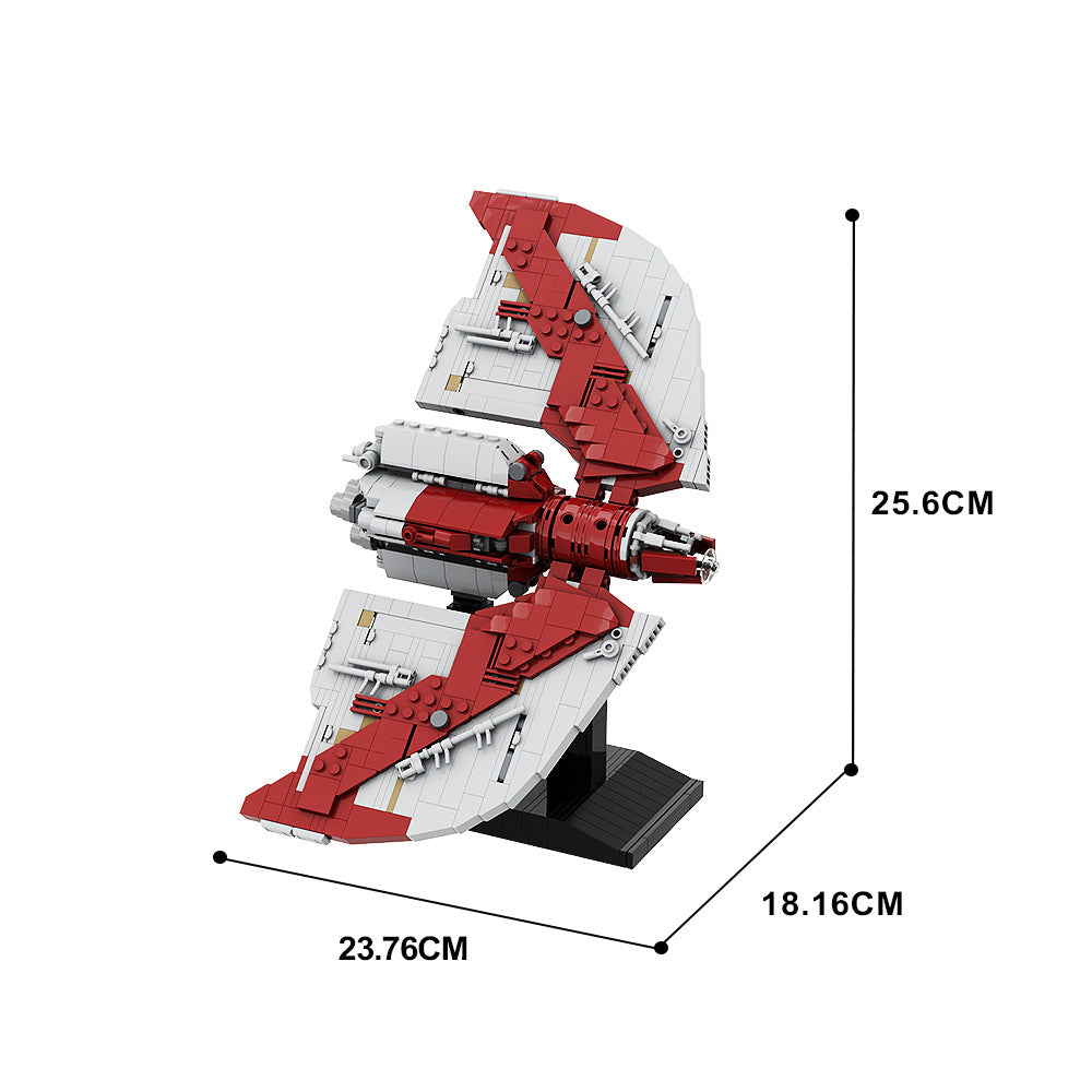 t-6 shuttle building set | star wars  | moc-156153 - 6