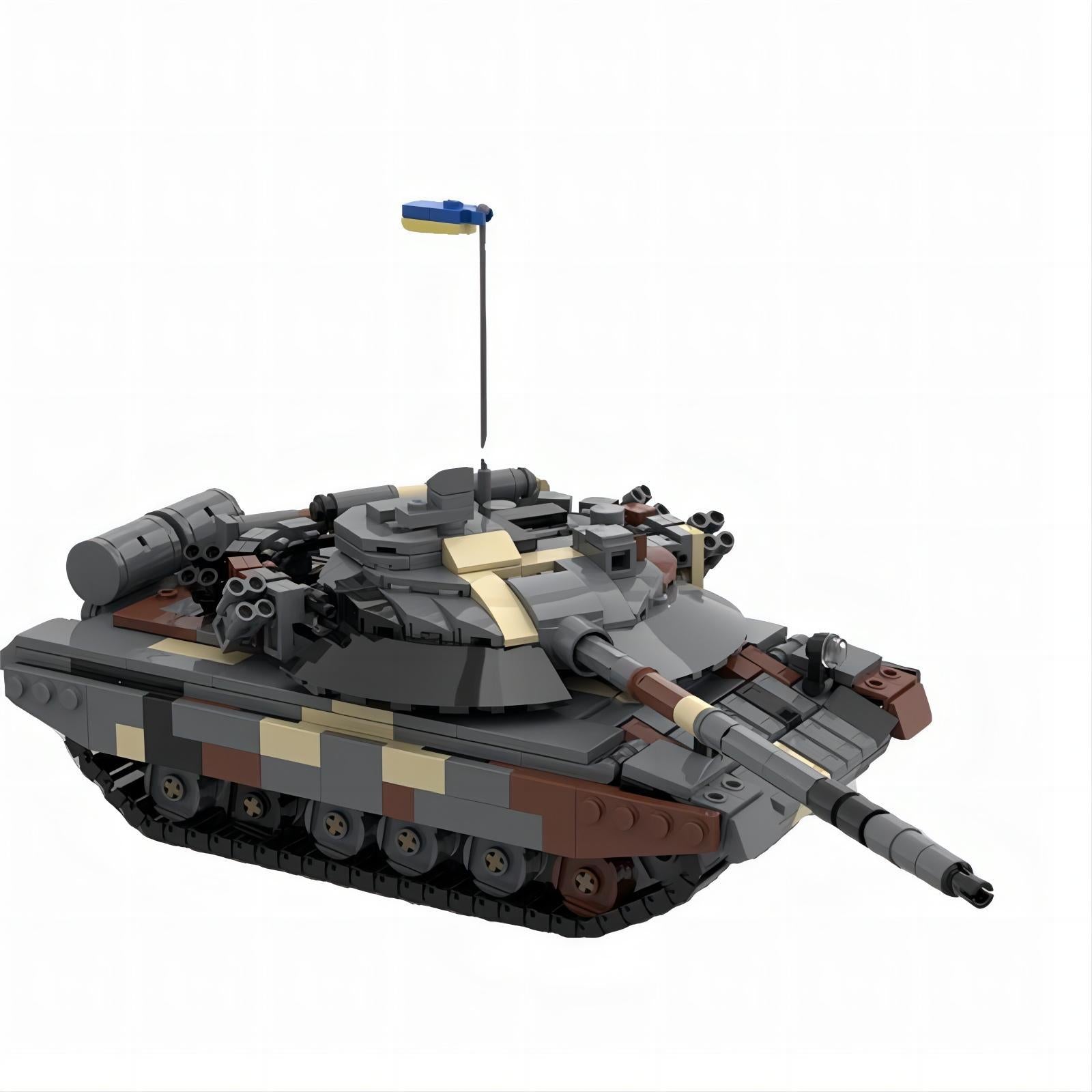 t-64bm bulat tank building set | moc-61409 - 4