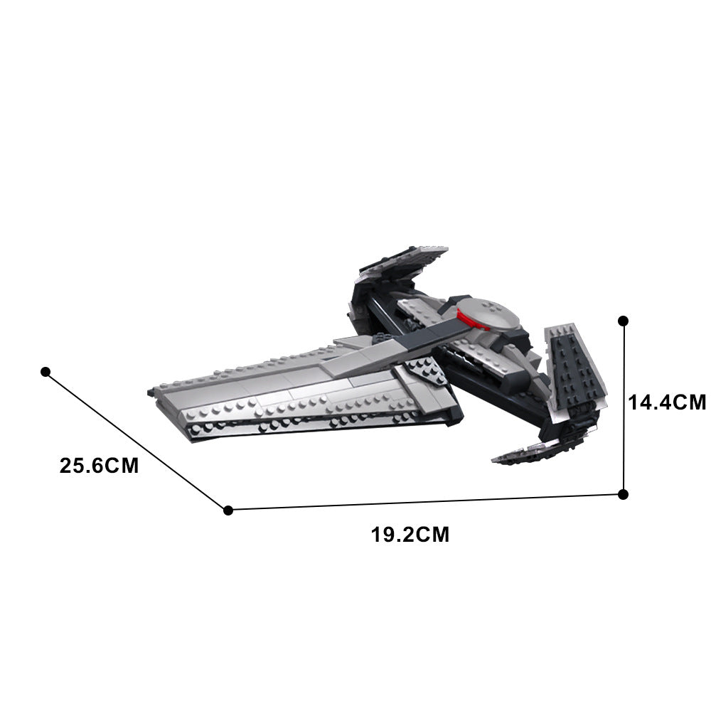t-65 x-wing starfighter building set | star wars | moc-136478 - 4
