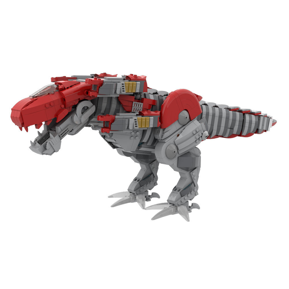 t-rex zord building set | power rangers 2017 | moc-192261 - 4