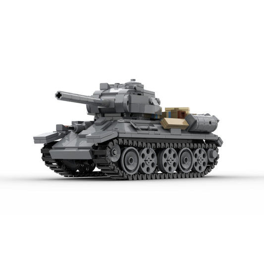 t34/85 soviet medium tank building set | moc-84783 - 1