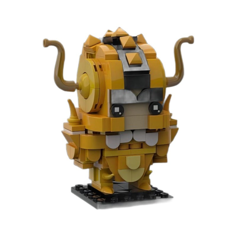 taurus no aldebaran brickheadz building set | saint seiya | moc-93985 - 2