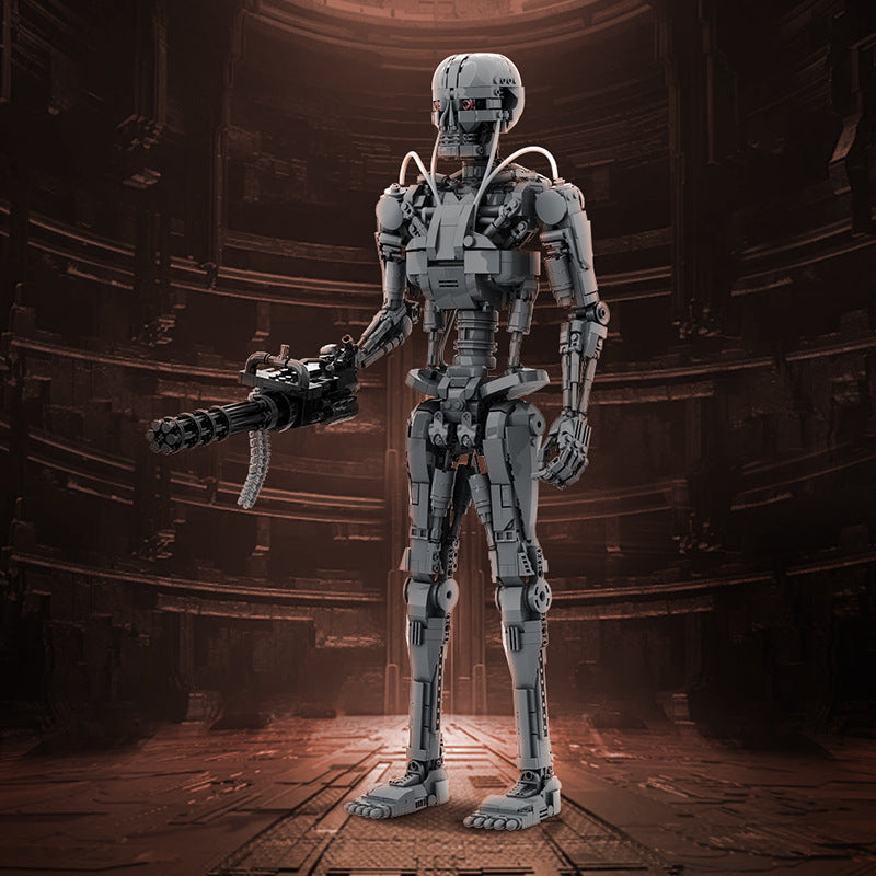 terminator t-800 robot building set - 1