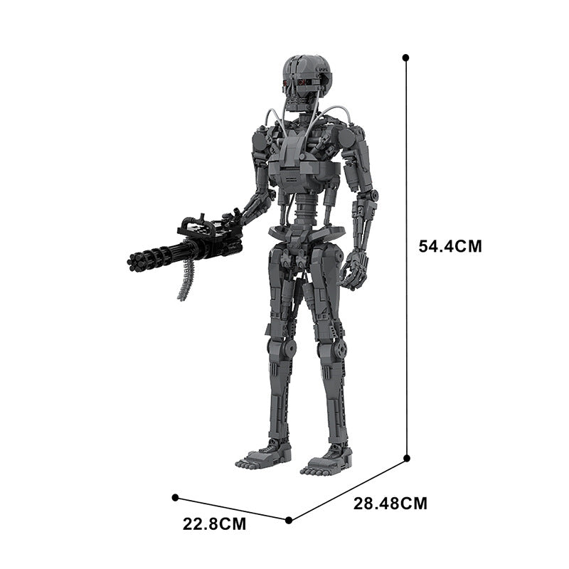 terminator t-800 robot building set - 4