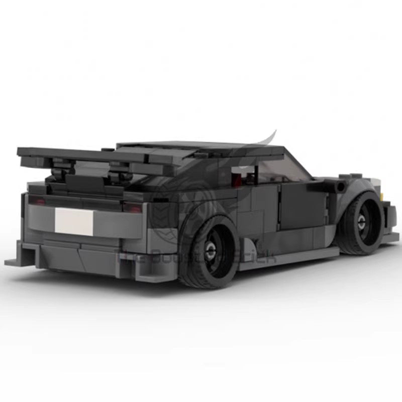 tesla model 3 racecar building set | moc-95519 - 2