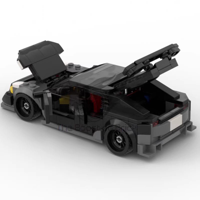tesla model 3 racecar building set | moc-95519 - 3