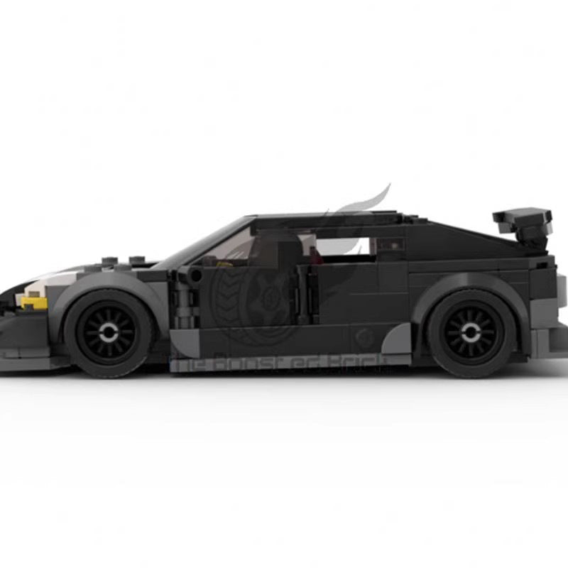 tesla model 3 racecar building set | moc-95519 - 4
