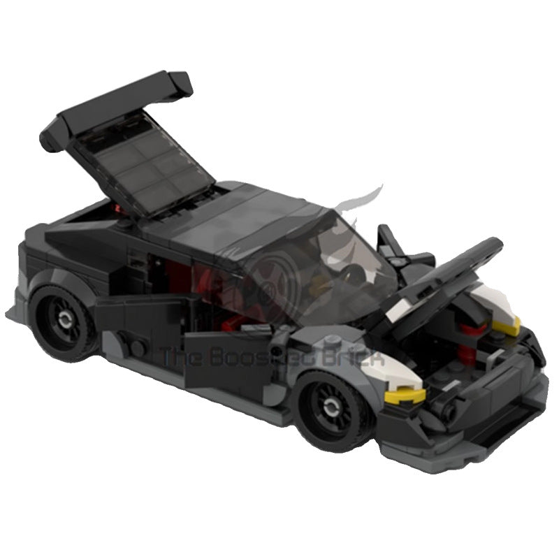 tesla model 3 racecar building set | moc-95519 - 5
