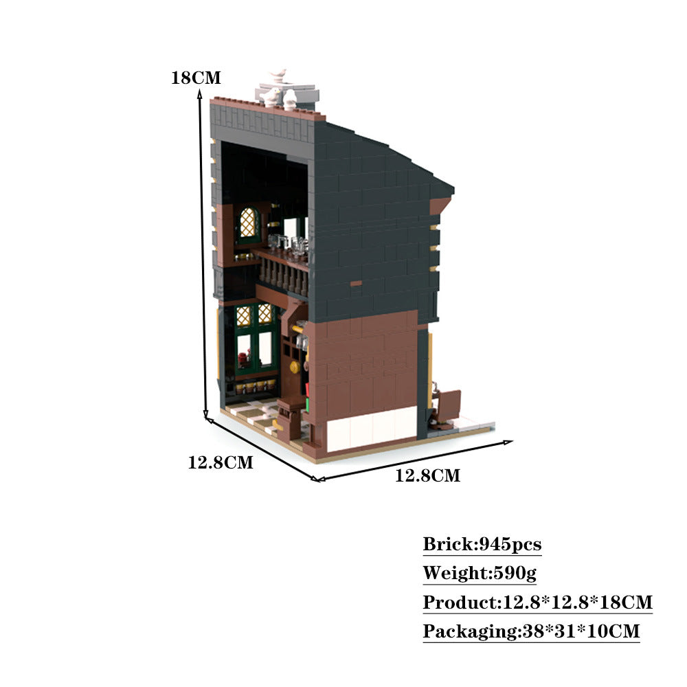 the crown pub building set | moc-150377 - 4