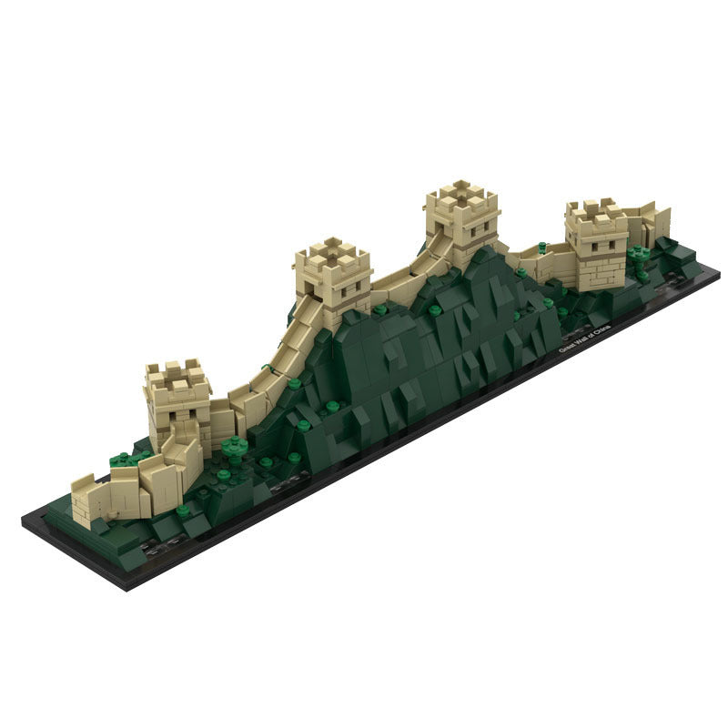 the great wall of china extended building set | moc-29645 - 2
