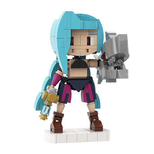 the loose cannon jinx moc building set - 1