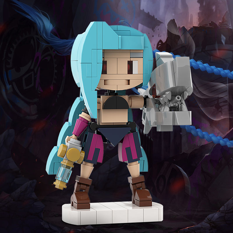 the loose cannon jinx moc building set - 2
