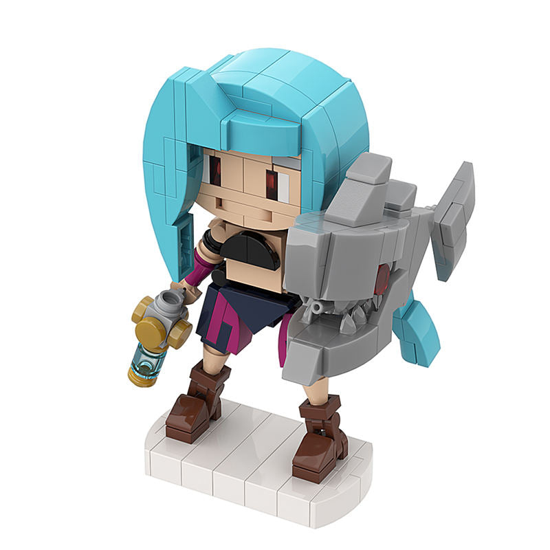 the loose cannon jinx moc building set - 3