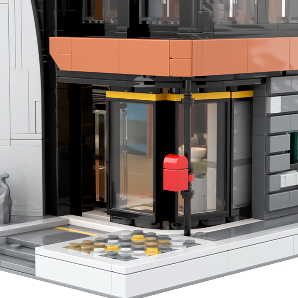 the office boss on top building set | moc-129253 - 4
