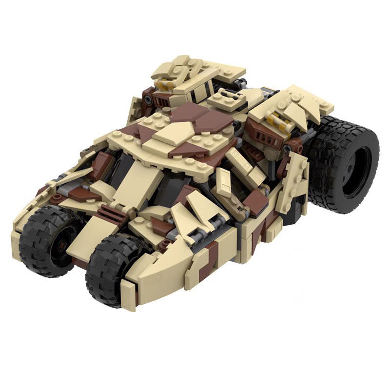 the tumbler - camo batmobile building set | 76239 mod | moc-39006 - 4