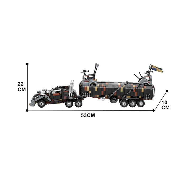 the war rig apocalyptic truck | mad max | moc-119415 - 4