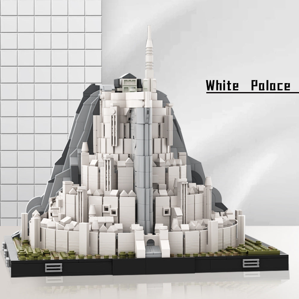 the white city minas tirith building set | lotr | moc-140900 - 1