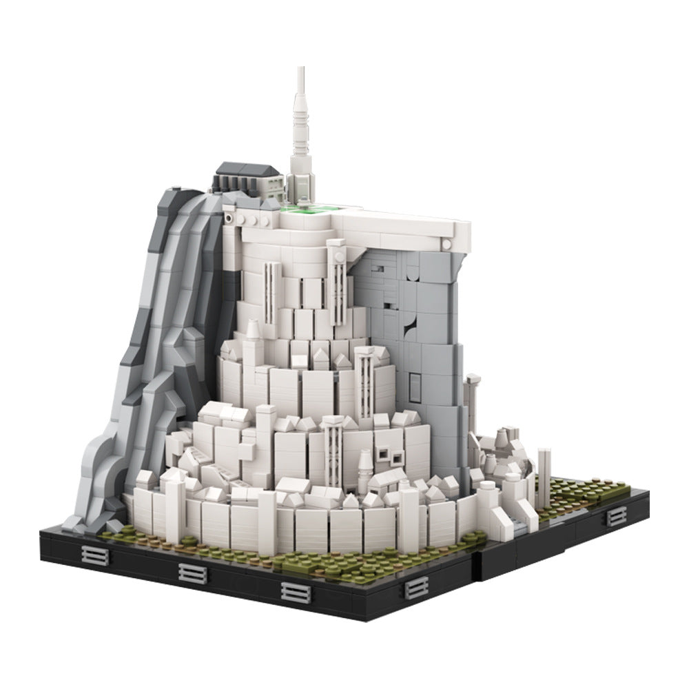 the white city minas tirith building set | lotr | moc-140900 - 3