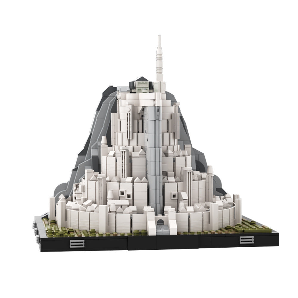 the white city minas tirith building set | lotr | moc-140900 - 5