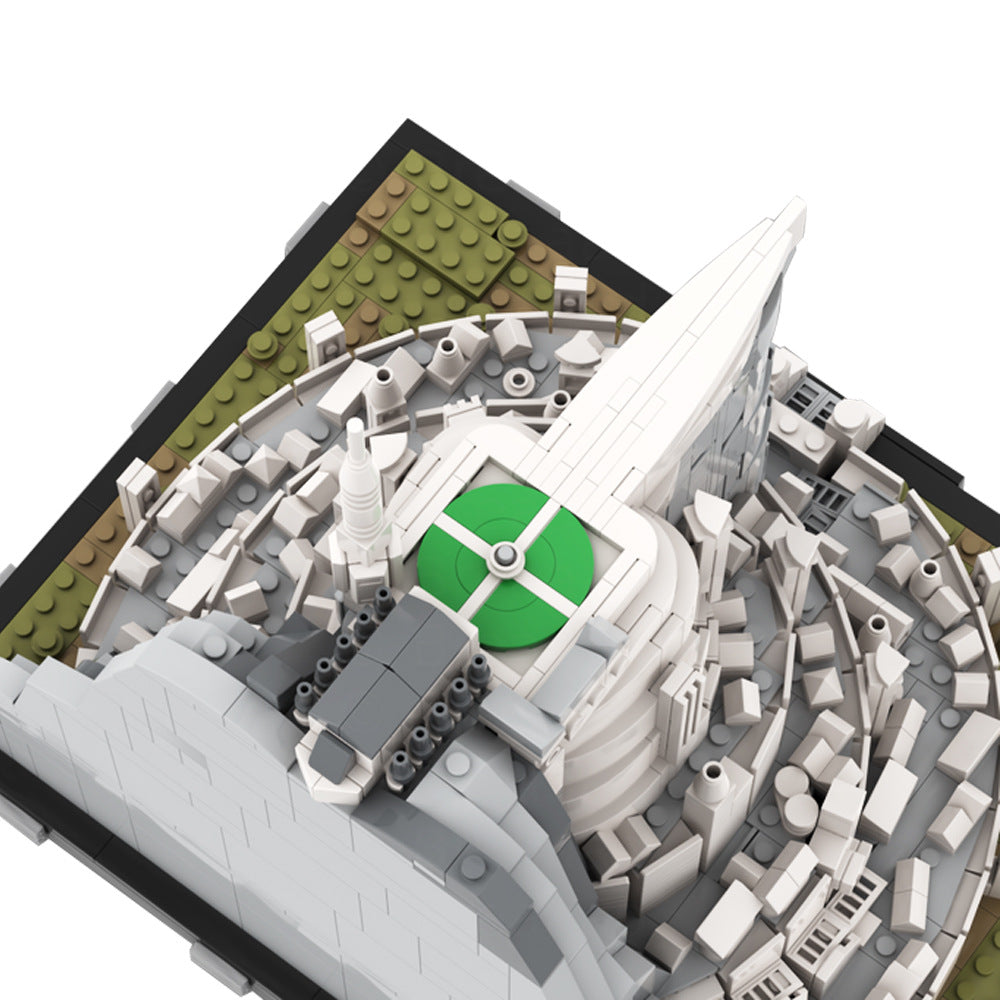 the white city minas tirith building set | lotr | moc-140900 - 6