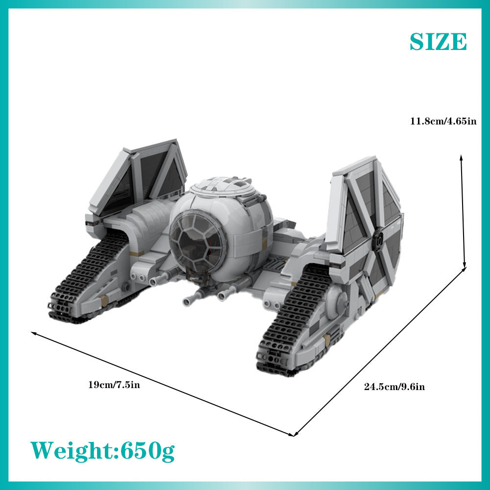 tie mauler (tie ap-1) building set | star wars | moc-137567 - 5