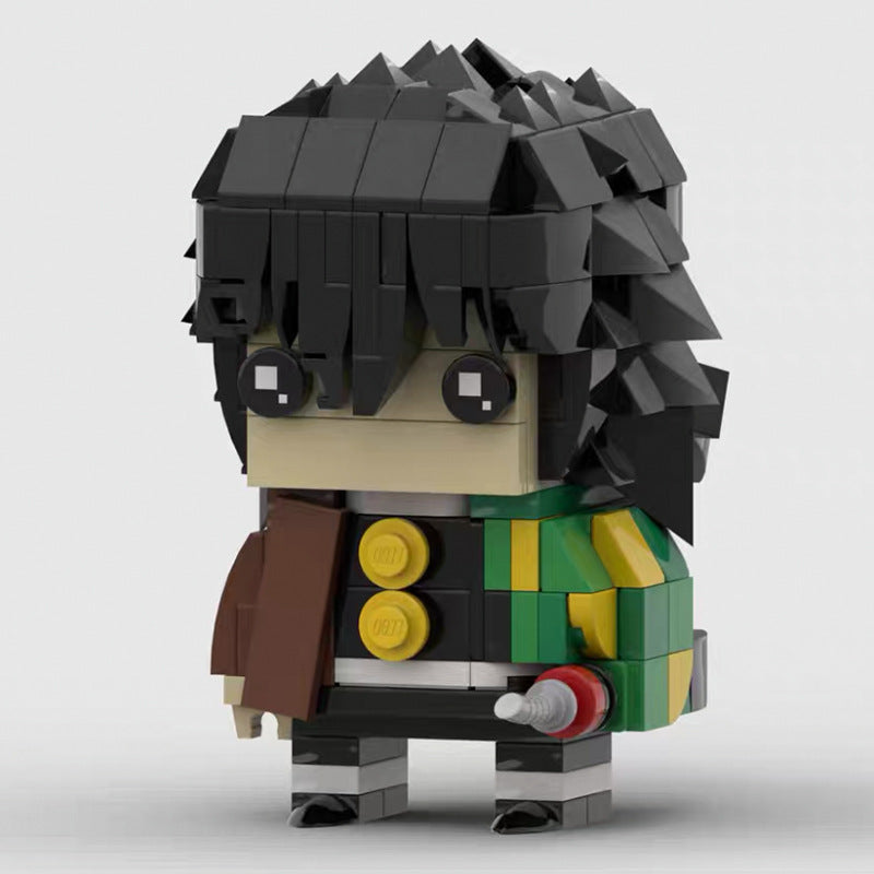 tomioka giyuu brickheadz water hashira | demon slayer | moc-123979 - 2