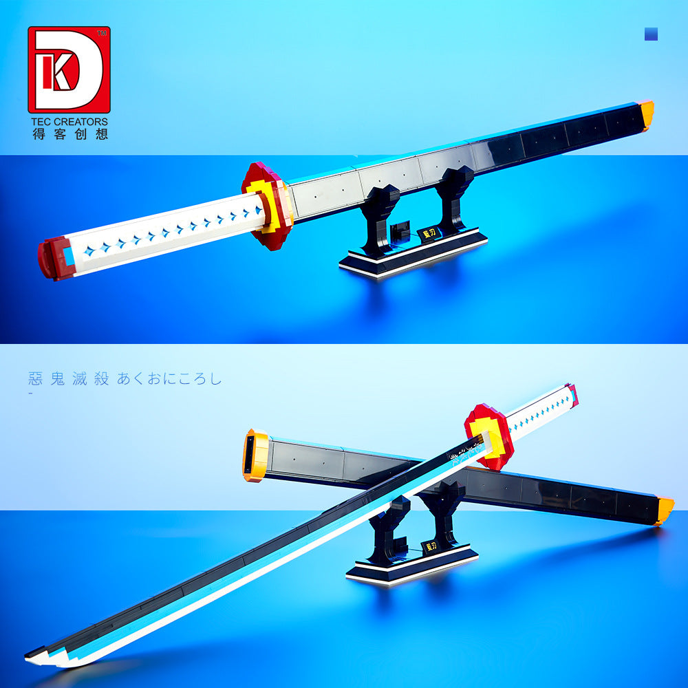 tomioka giyuu's blue nichirin blade - kimetsu no yaiba - 3