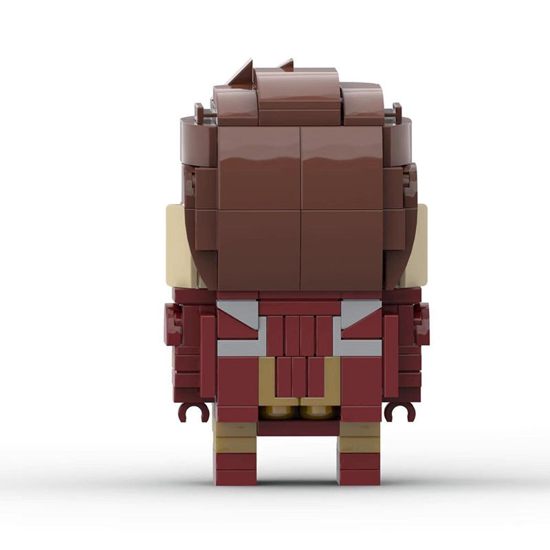 tony stark brickheadz building set | lego-compatible moc marvel toy - 3