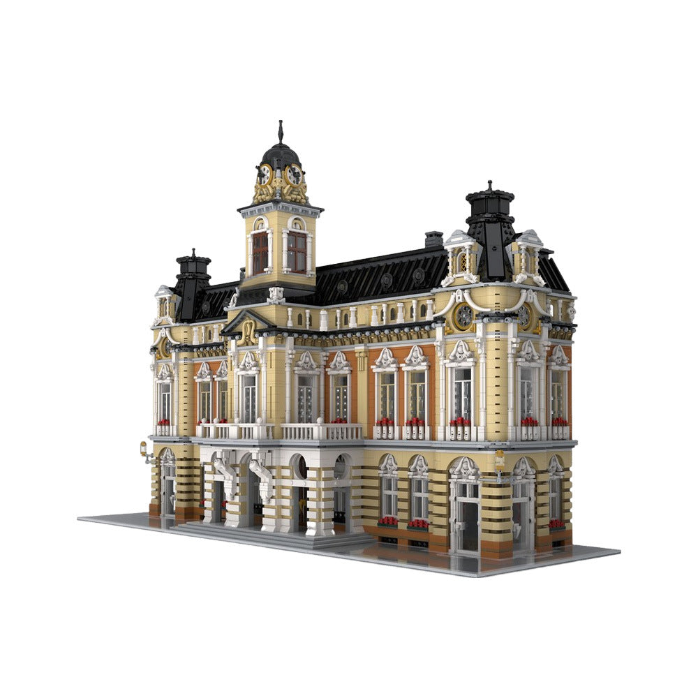 town hall building set | moc-197846 - 3