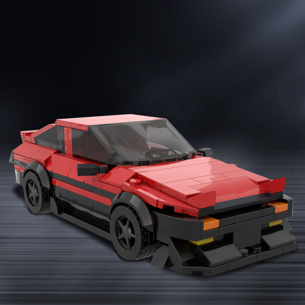 toyota ae86 gt-apex red car building set | moc-101736 - 1
