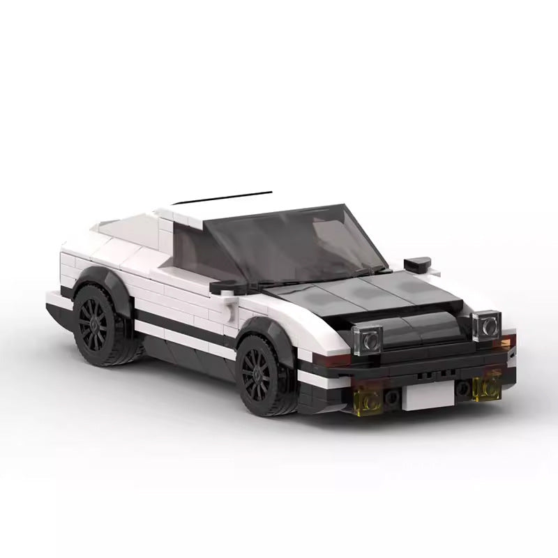 toyota ae86 speed 8-stud building set | lego-compatible moc 304pcs - 2