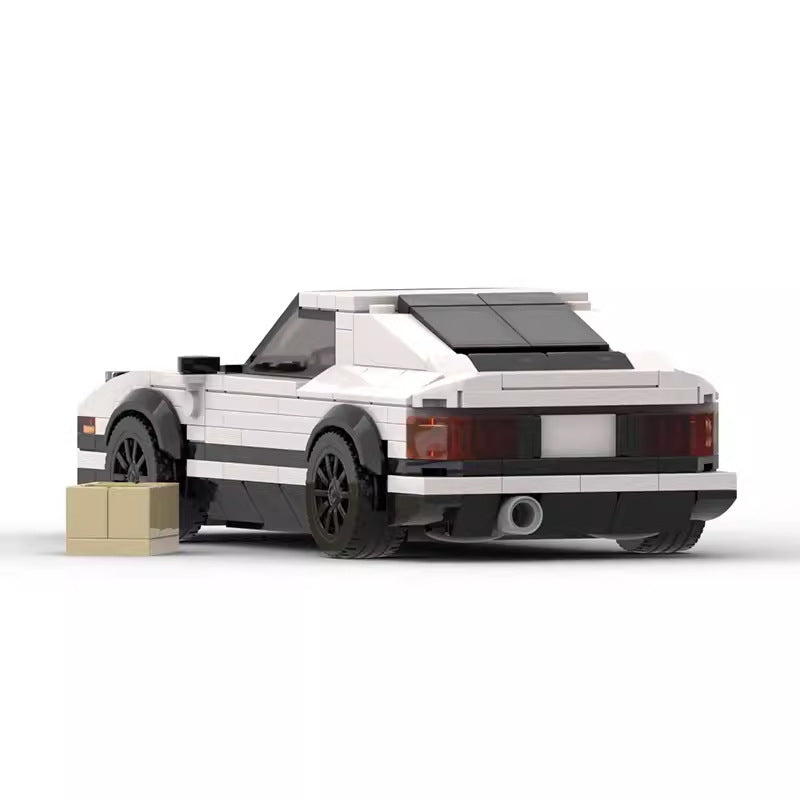 toyota ae86 speed 8-stud building set | lego-compatible moc 304pcs - 3