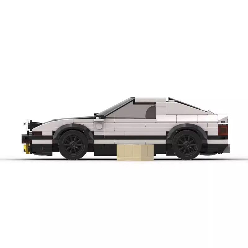 toyota ae86 speed 8-stud building set | lego-compatible moc 304pcs - 4