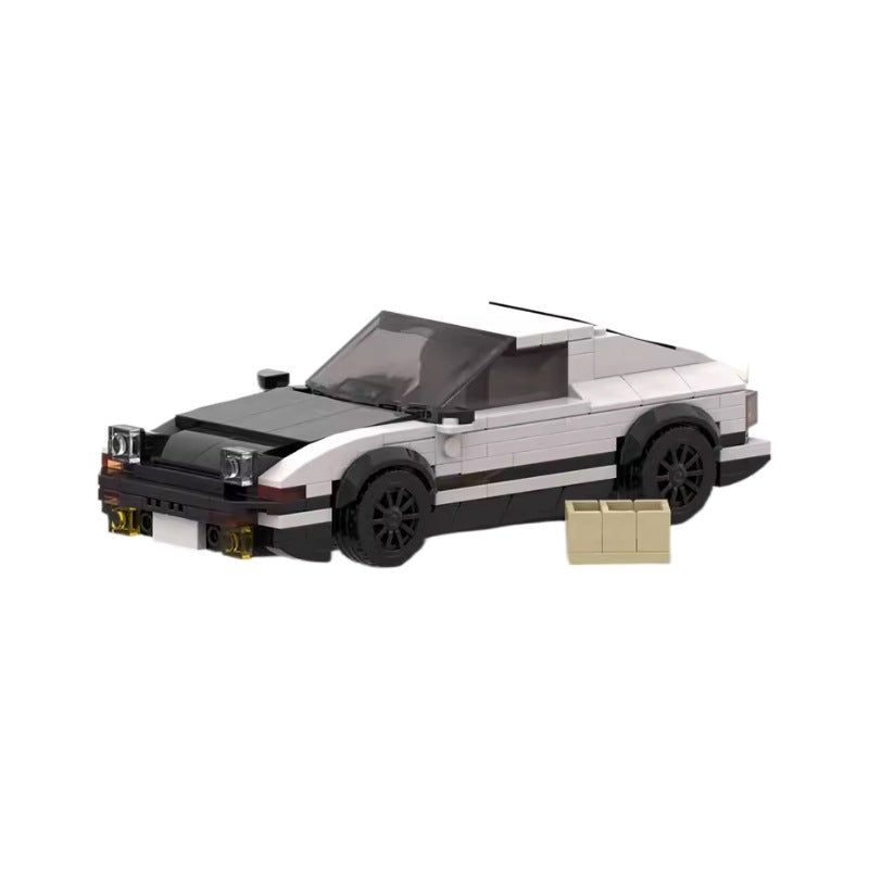 toyota ae86 speed 8-stud building set | lego-compatible moc 304pcs - 5