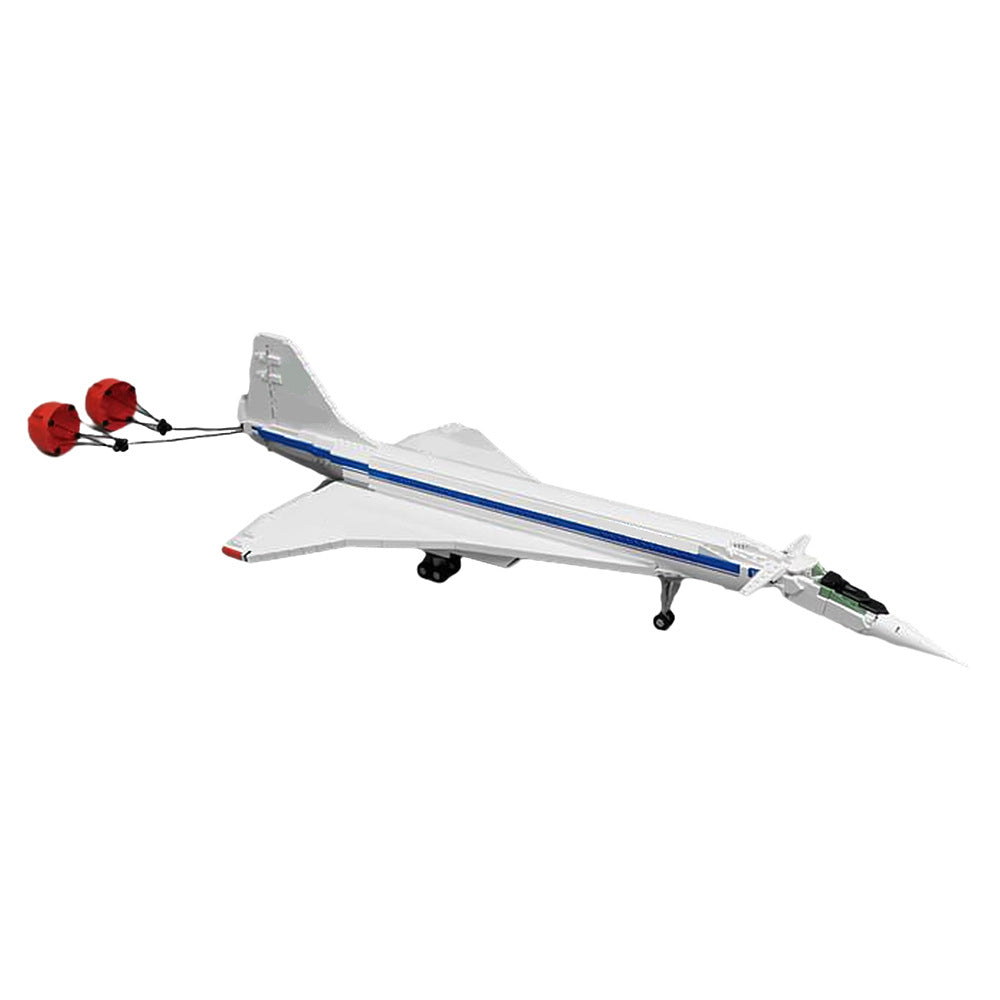 tupolev tu-144d supersonic aircraft building set | moc-164752 - 2