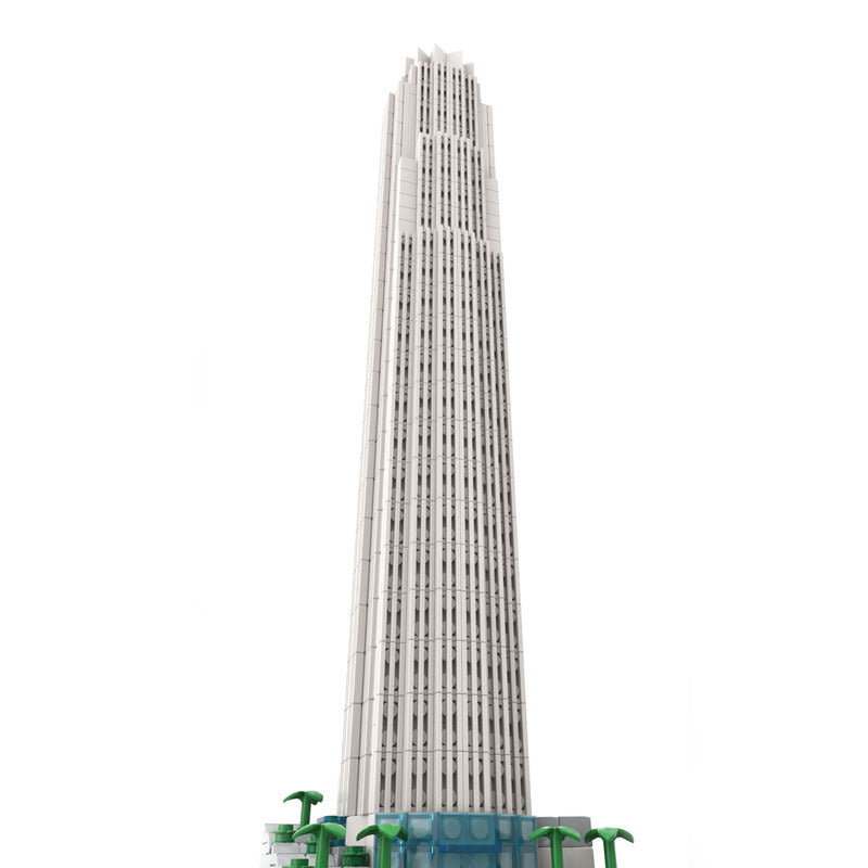u.s. bank tower building set | 1:800 scale | moc-190102 - 2