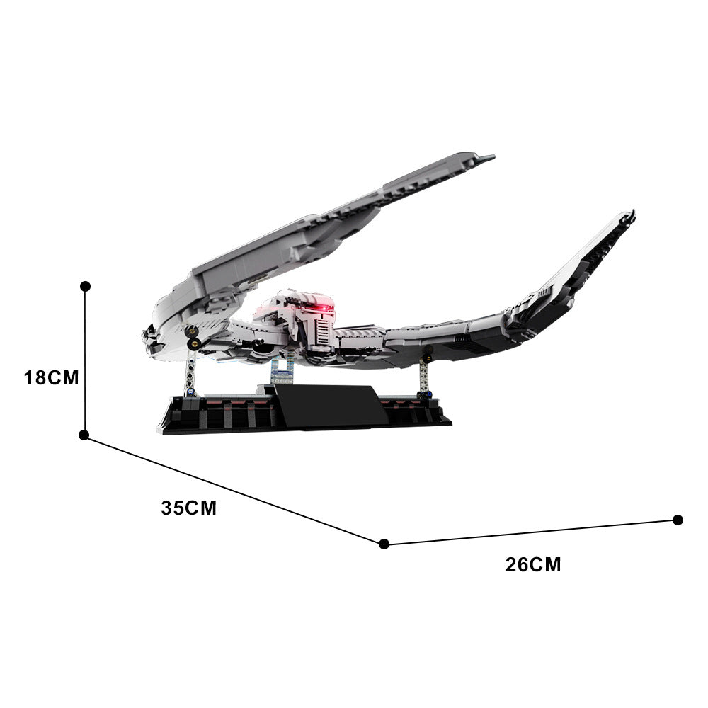 ucs cylon raider building set | battlestar galactica | moc-12653 - 4