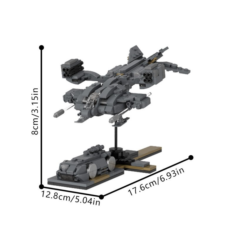 ud-4l cheyenne dropship building set | aliens | moc-201904 - 4