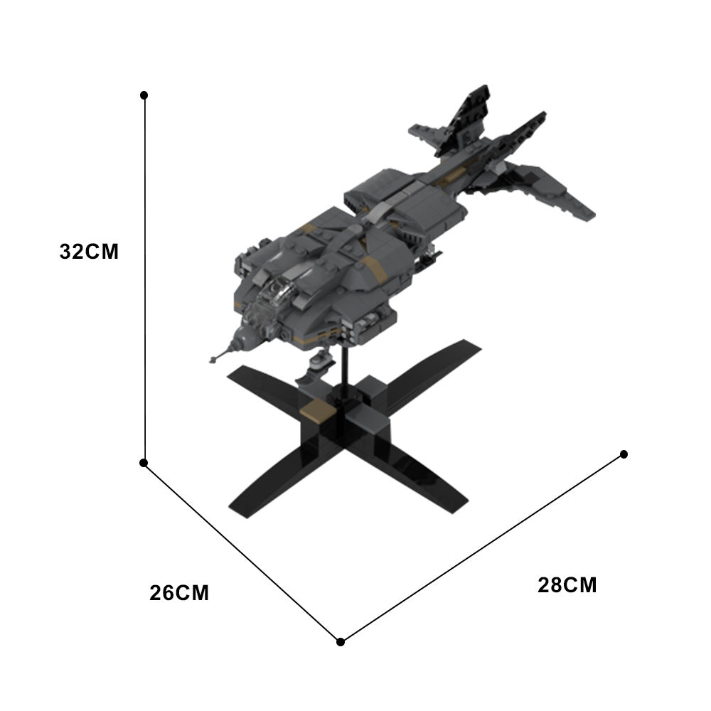 ud-4l dropship flying type | aliens | moc-128254 - 5