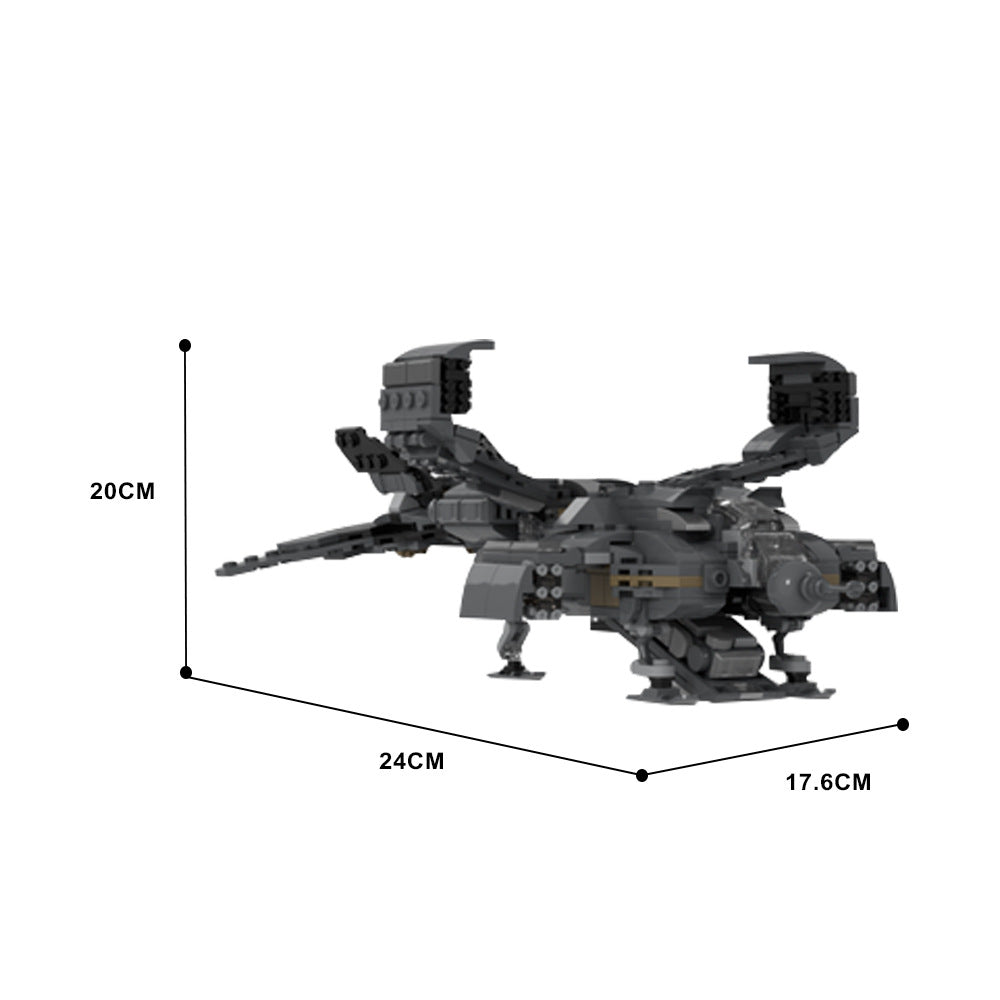 ud-4l dropship landing type building set | aliens | moc-128311 - 4