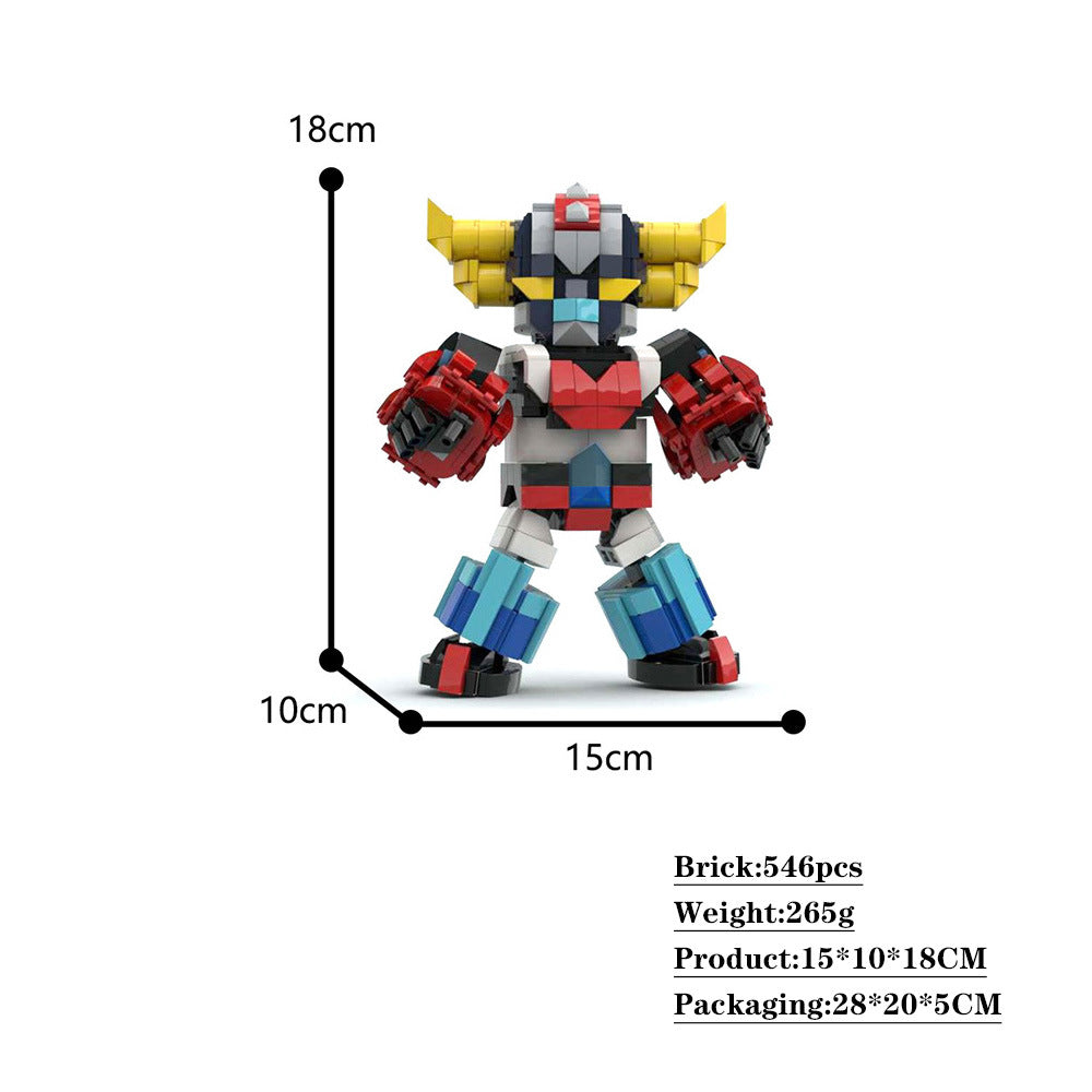 ufo robot goldrake sd building set | moc-75508 - 2