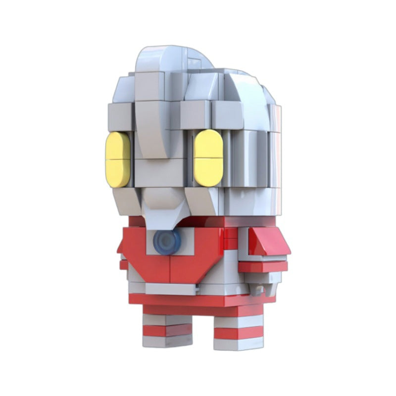 ultraman brickheadz moc building set | lego-compatible toy - 3