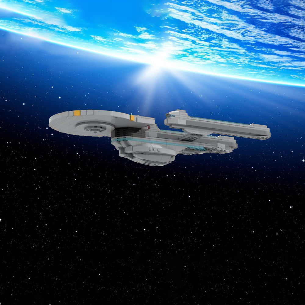 uss enterprise ncc-1701-b building set | star trek | moc-28267 - 3