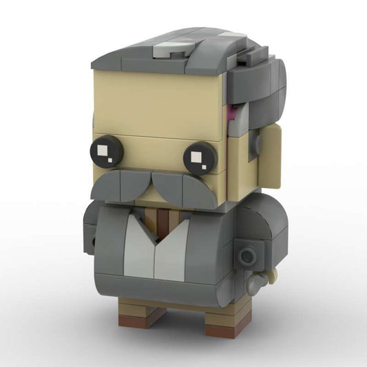 vernon dursley moc brickheadz set | harry potter | lego compatible - 2