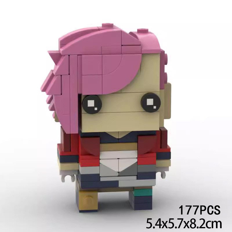 vi brickheadz building set | league of legends | lego-compatible moc - 1