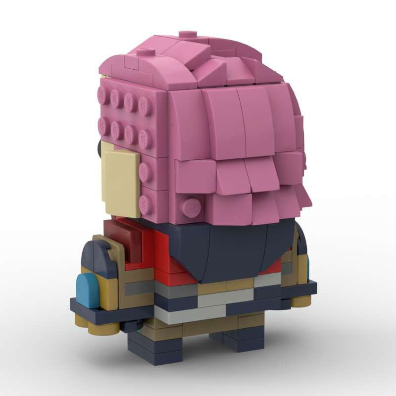 vi brickheadz building set | league of legends | lego-compatible moc - 4