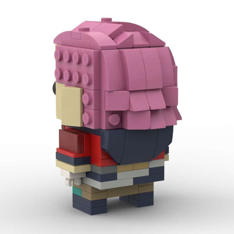 vi brickheadz building set | league of legends | lego-compatible moc - 6